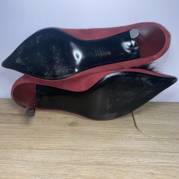 J.Renee Burgundy Heels with Embellishments - Picture 5 of 6